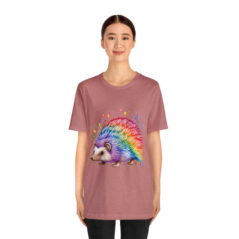 Rainbow Hedgehog - Short Sleeve Tee